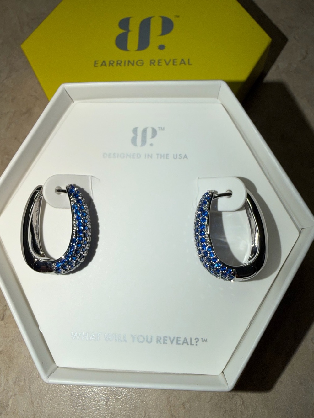 BP Exclusive Bring Back Earrings-Alluring Beauty Burma Blue Spinel on Rhodium
